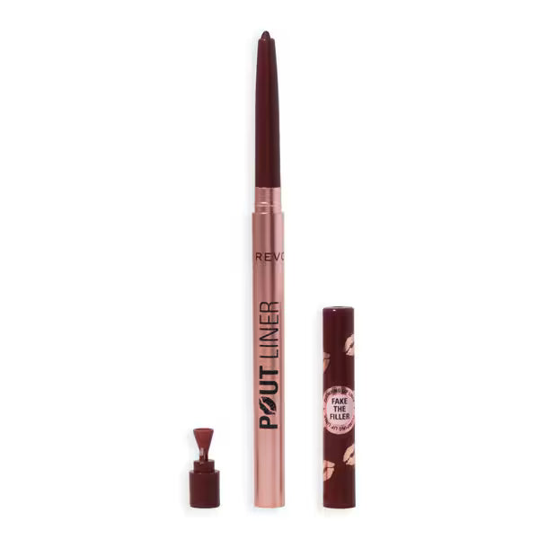 Revolution Pout Bomb Plumping Lip Liner Deepest Mauve, imported from the UK