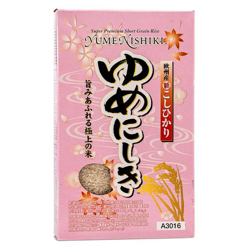 Yume Nishiki super premium short grain rice 1kg - British product