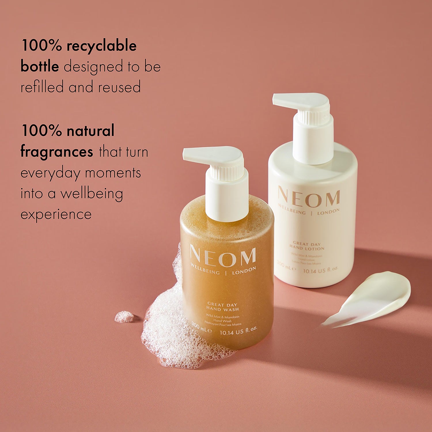 NEOM Great Day Hand Lotion 300ml, imported from the UK