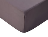 Silentnight Supersoft Plain Charcoal Fitted Sheet Kingsize (British brand)