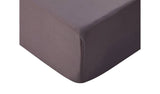 Silentnight Supersoft Plain Charcoal Fitted Sheet Kingsize (British brand)