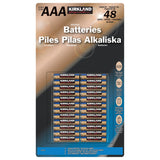 Kirkland Signature Alkaline AAA Batteries - 48 Pack GOODS Costco UK