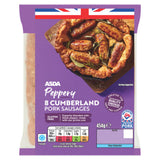 ASDA Peppery Cumberland Pork Sausages 454g - British product