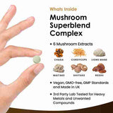 New Leaf Mushroom Complex 1800mg - 120 High Strength Tablets GOODS Superdrug   