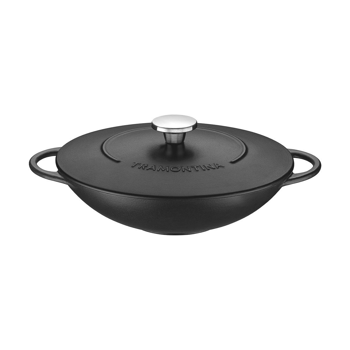 Tramontina Enameled Cast Iron Wok, 32cm / 5.0L GOODS Costco UK