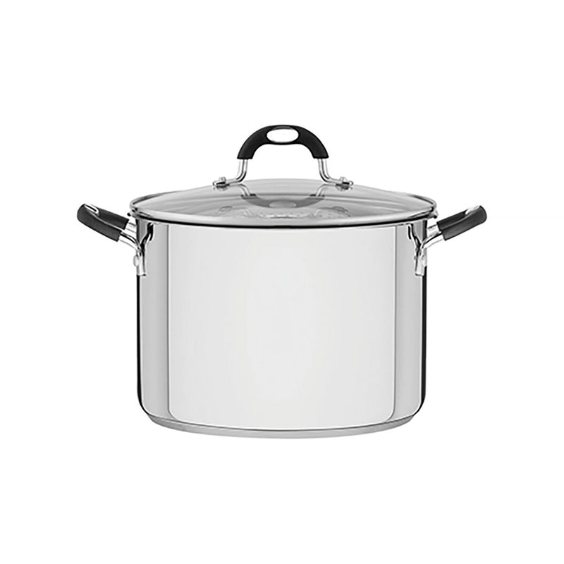 Tramontina stainless steel stockpot with drainer 24cm 7.8L (British brand)