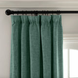Habitat blackout pencil pleat green curtains 168x183cm, UK version