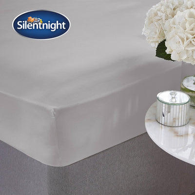 Argos Silentnight Supersoft Dove Grey Fitted Sheet - Single- Buy online at McGrocer
