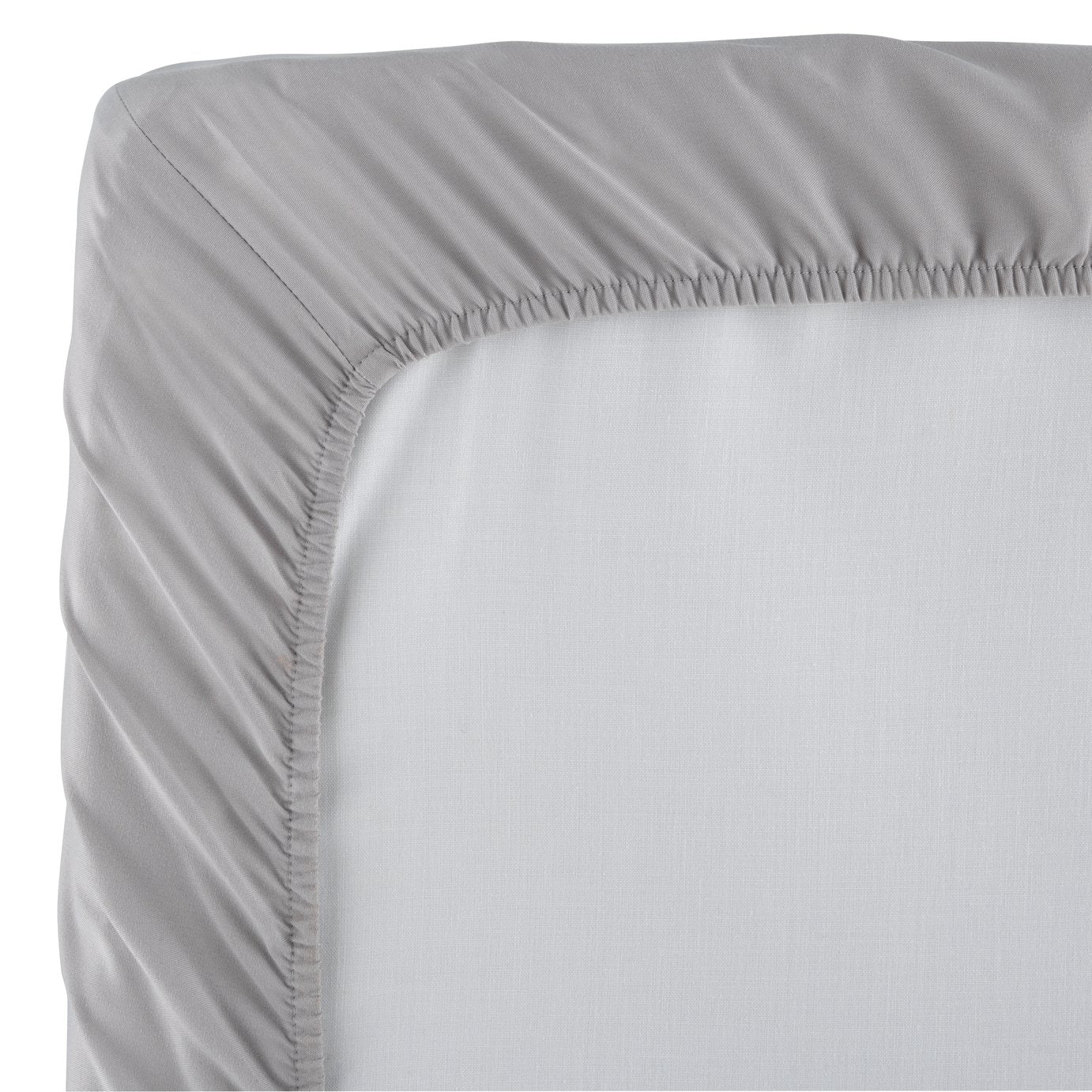 Silentnight Supersoft Dove Grey Fitted Sheet Single (British brand)