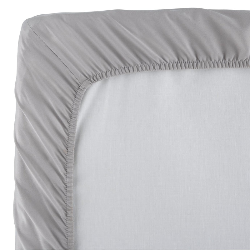 Silentnight Supersoft Dove Grey Fitted Sheet Single (British brand)