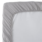 Silentnight Supersoft Dove Grey Fitted Sheet Single (British brand)