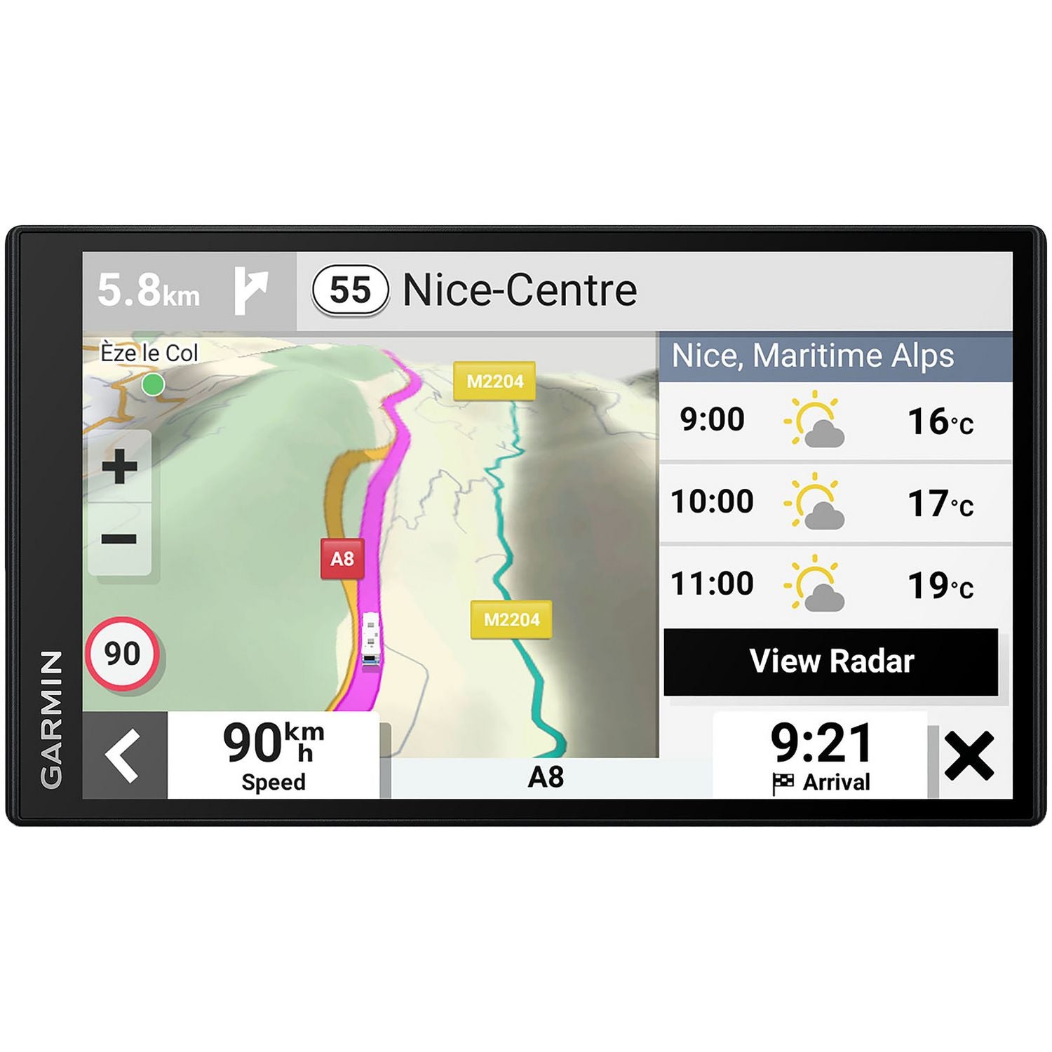 Garmin Camper 795 MT-S 7 inch sat nav - British product