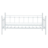 Argos metal day bed and mattress set in white - British product