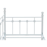 Argos metal day bed and mattress set in white - British product