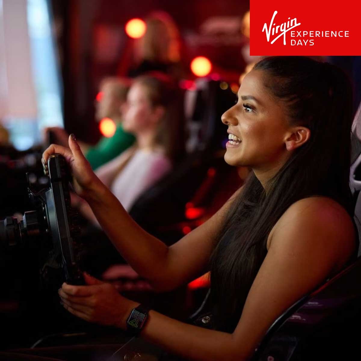 Virgin Experience Days F1® Arcade Simulator Racing Experience with Prosecco and Small Plates for Two GOODS Costco UK