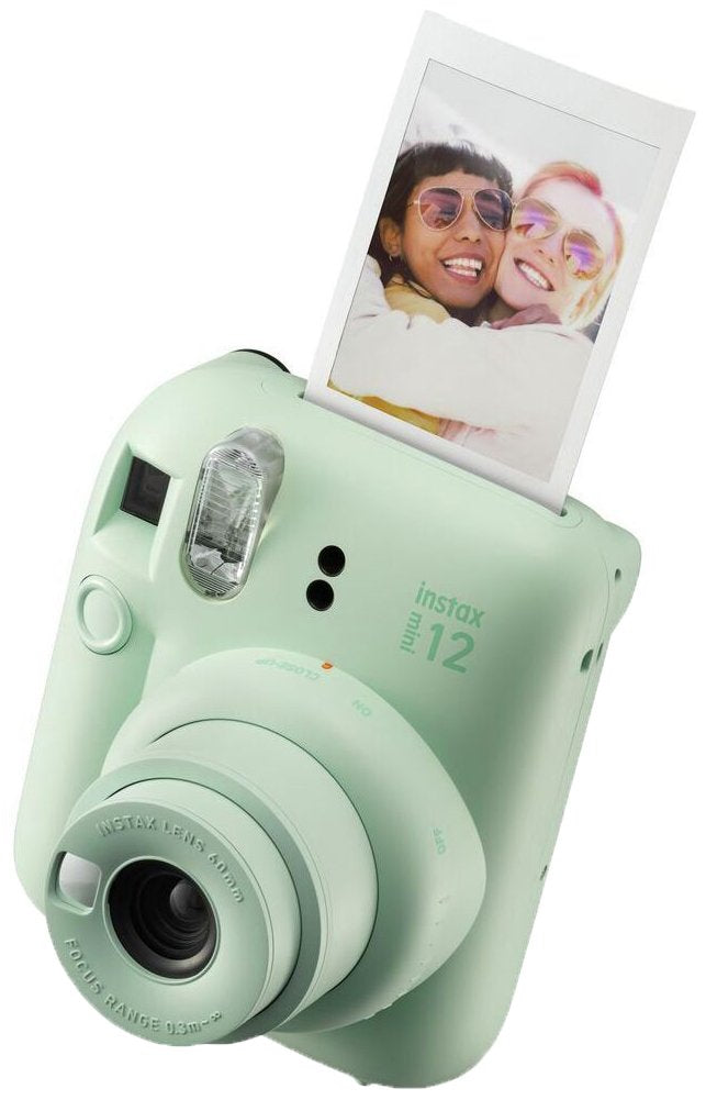 instax Mini 12 Green instant camera, UK version