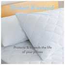 Slumberdown Cotton Comfort pillow protectors size L75 x W50cm (British brand)