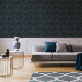 Superfresco Easy Innocence Navy wallpaper 10m roll (British brand)