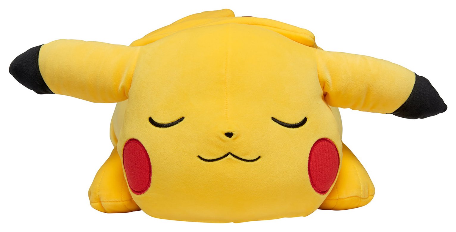 Pokémon Sleeping Pikachu plush toy 18-inch, imported from the UK