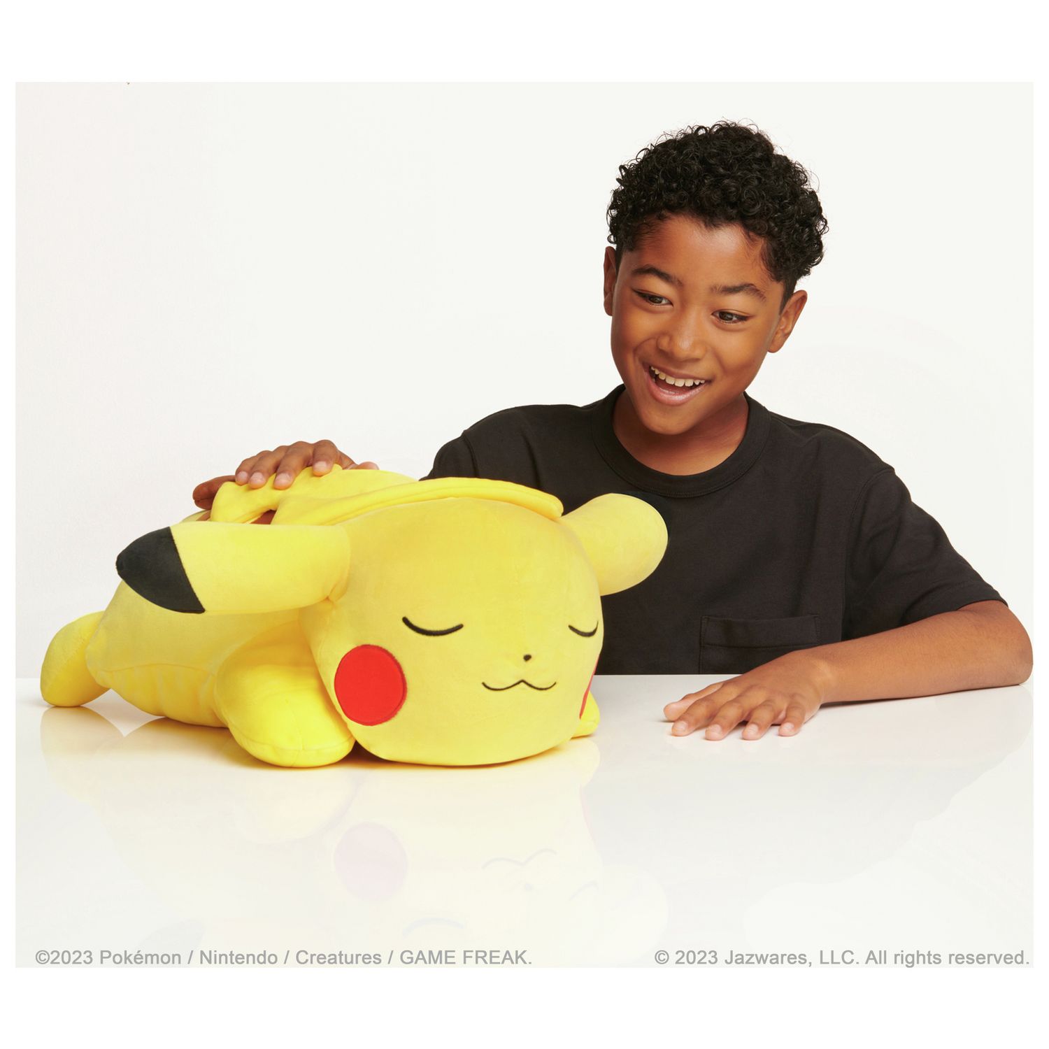 Pokémon Sleeping Pikachu plush toy 18-inch, imported from the UK