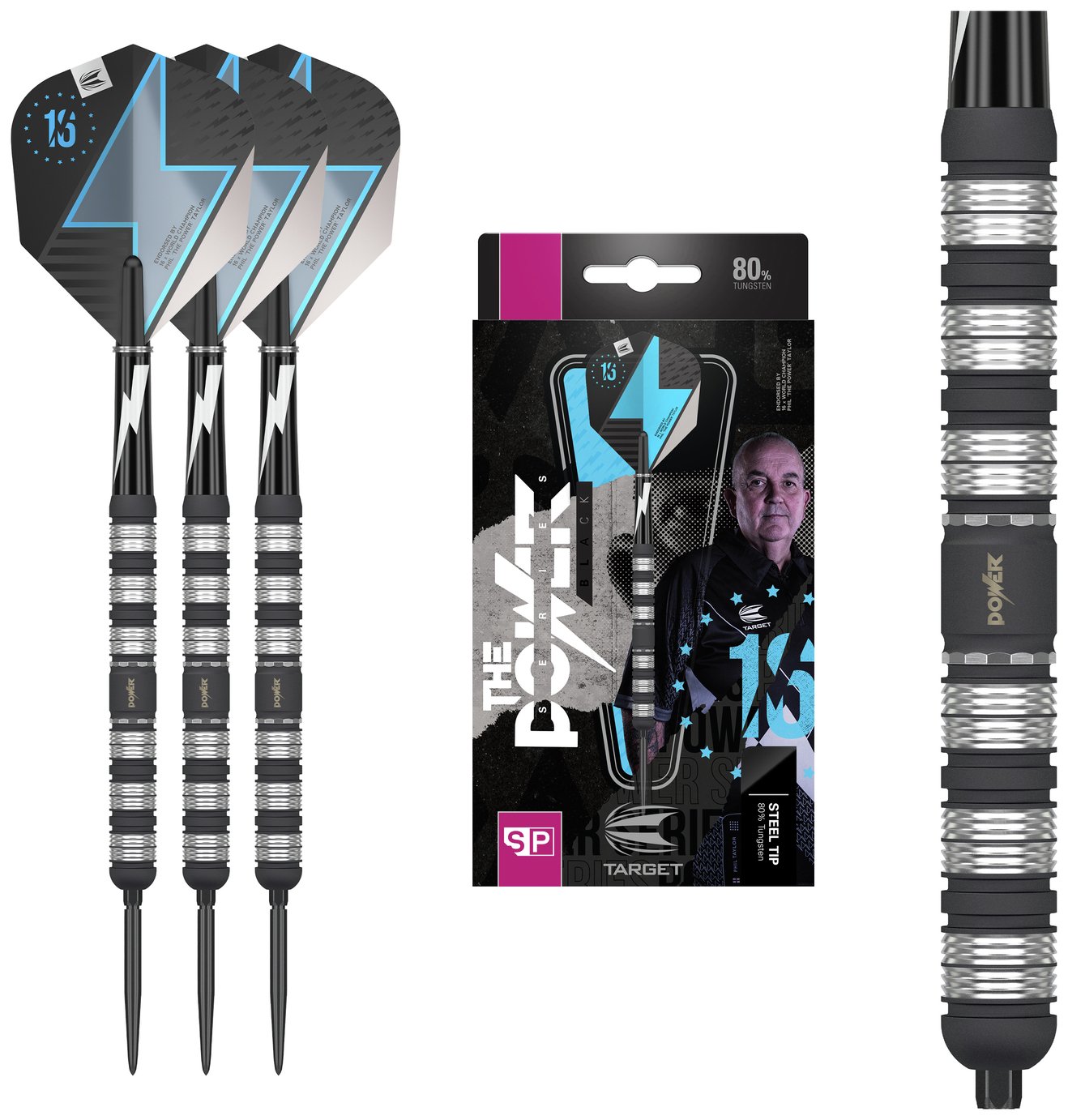 Target Phil Taylor Power Series 23G dart set (British brand)