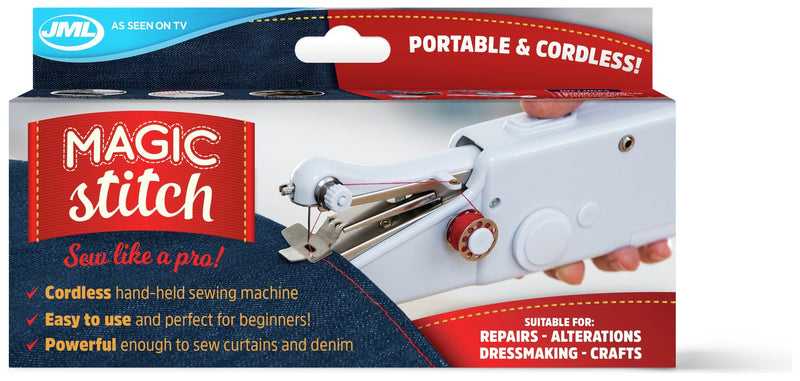 JML Magic Stitch hand-held sewing machine 0.35kg, UK version