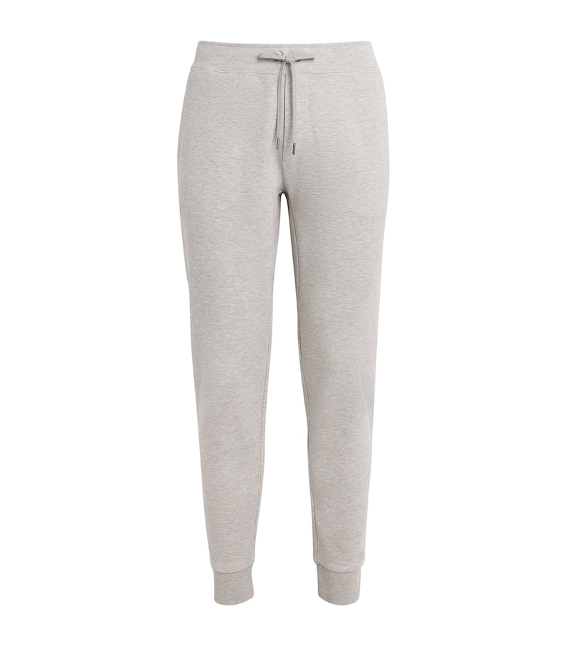 Cashmere and Cotton Blend Sweatpants with Turned-Up Cuffs and Pockets