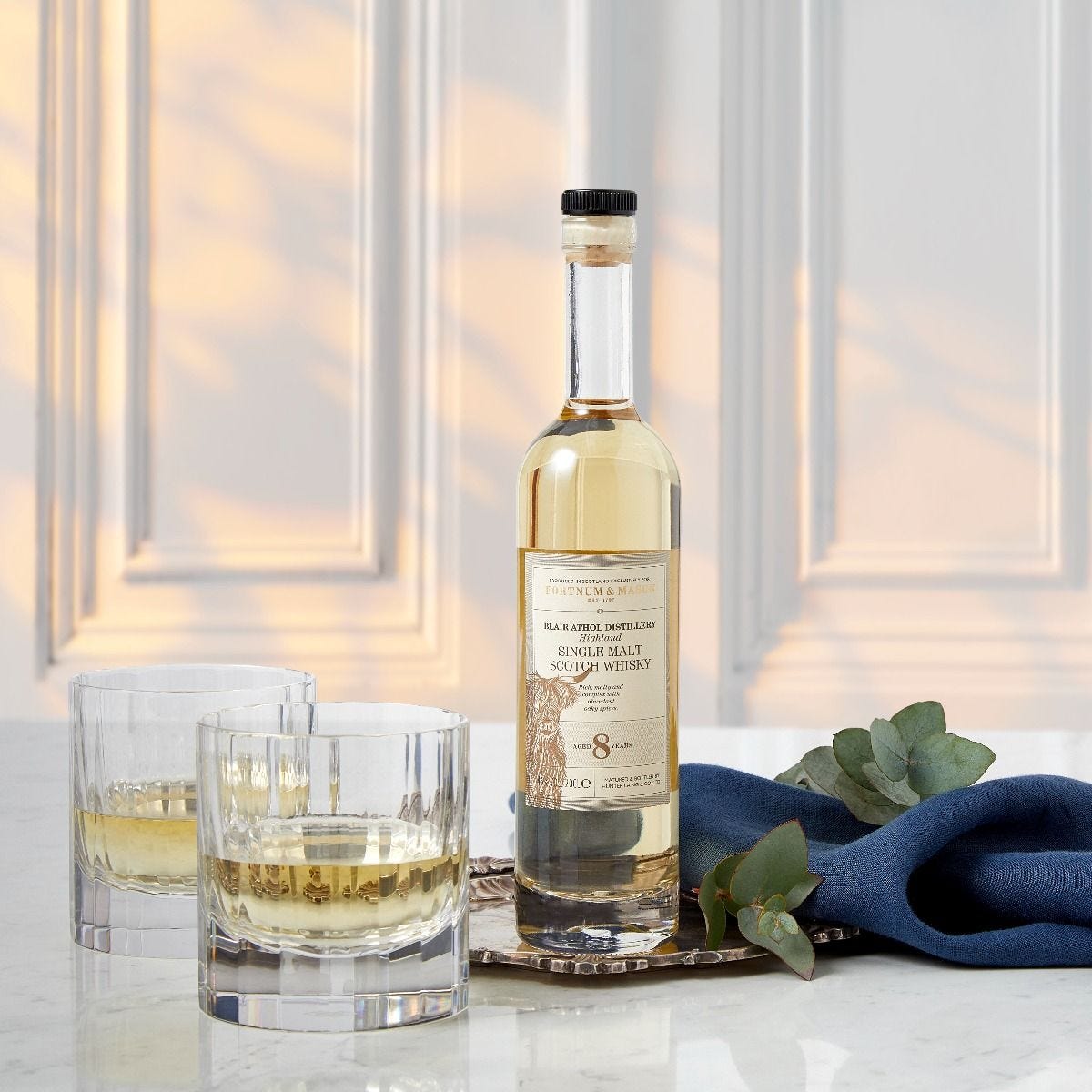 Fortnum's Blair Athol 8 Year Old whisky 20cl, imported from the UK