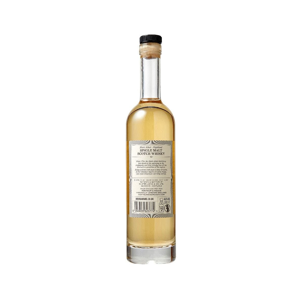 Fortnum's Blair Athol 8 Year Old whisky 20cl, imported from the UK