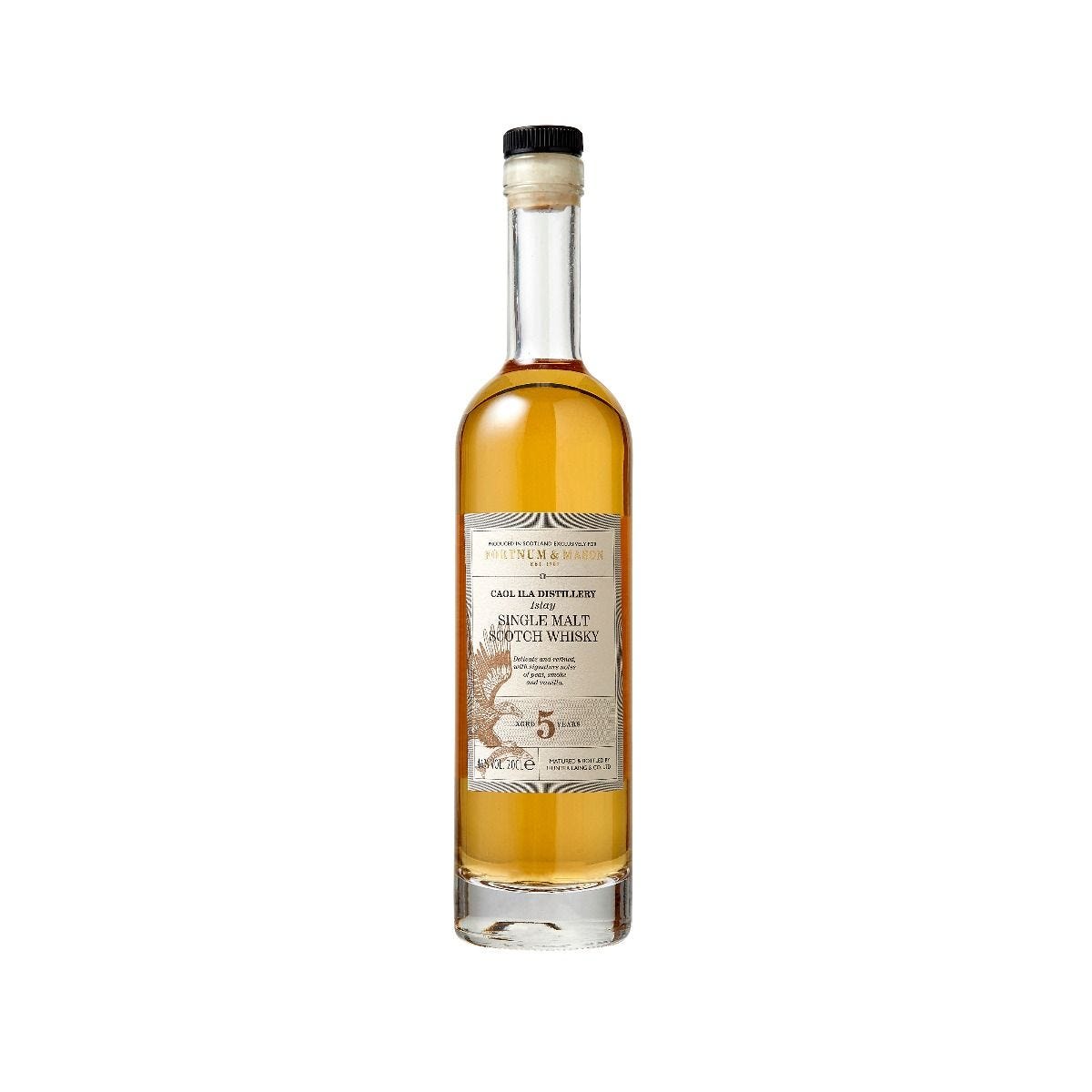 Fortnum's Caol Ila 5yo single malt whisky 20cl, imported from the UK