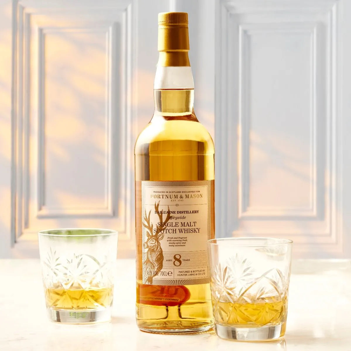 Fortnum's Dailuaine 8 Year Old Single Malt 70cl, imported from the UK