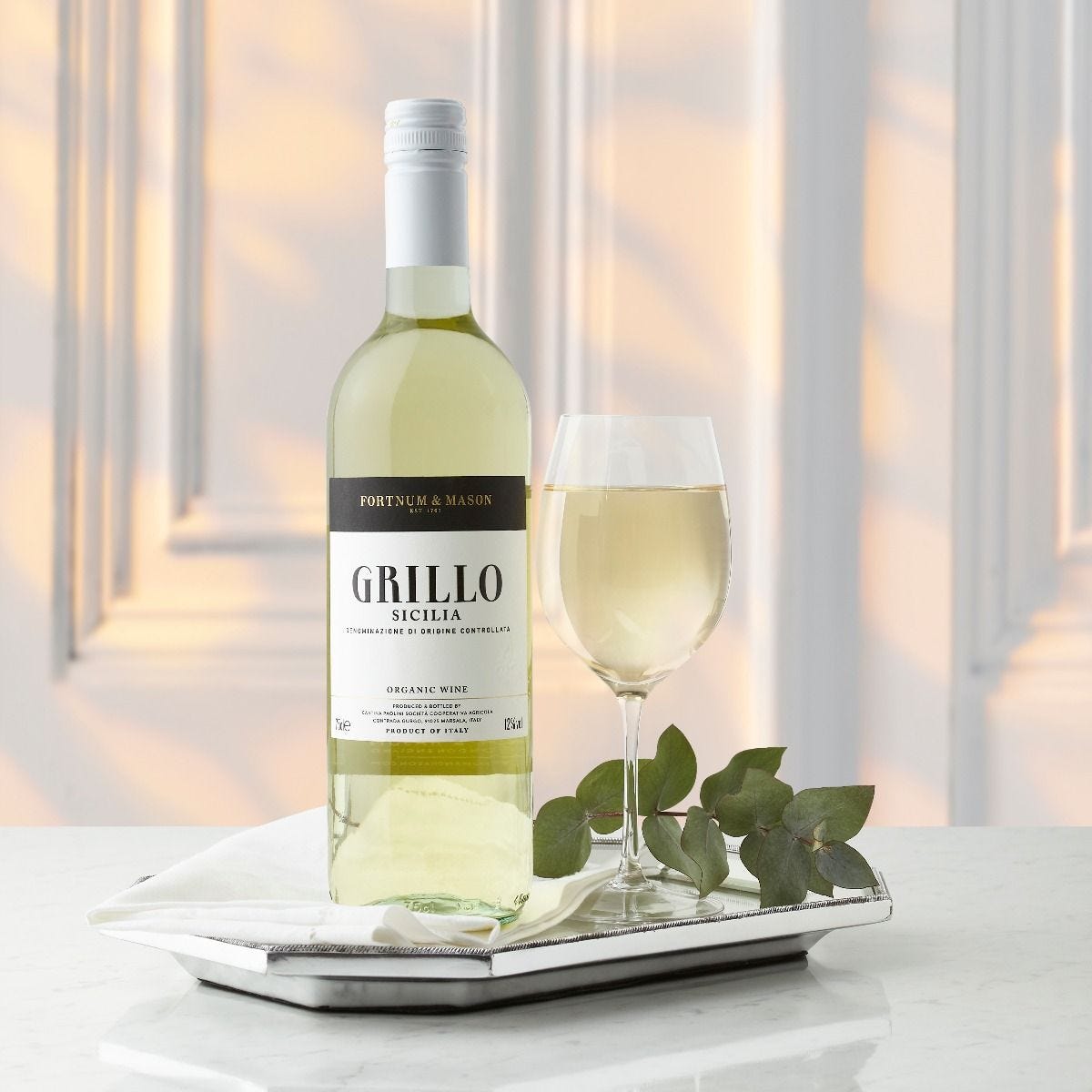 Fortnum's Sicilian Grillo white wine 75cl - British product