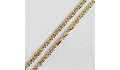Argos Revere Gold Coloured Stainless Steel Curb Chain Necklace- Buy online at McGrocer
