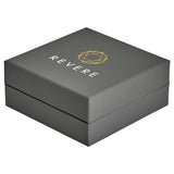 Revere black leather double plaited bracelet (British brand)