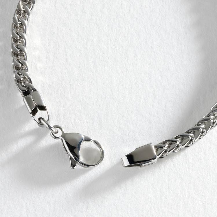 Revere stainless steel chain bracelet 21.5cm, UK version