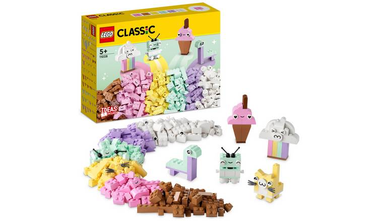 LEGO Classic Creative Pastel Fun Building Bricks Toy 11028 GOODS Argos