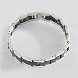 Revere dual tone stainless steel bracelet 22cm (British brand)