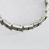 Revere dual tone stainless steel bracelet 22cm (British brand)