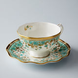 Fortnum's Cloverleaf teacup and saucer set, imported from the UK