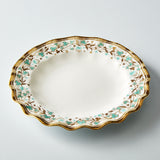 Fortnum's Cloverleaf tea plate with 22ct gold rim, imported from the UK