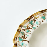 Fortnum's Cloverleaf tea plate with 22ct gold rim, imported from the UK