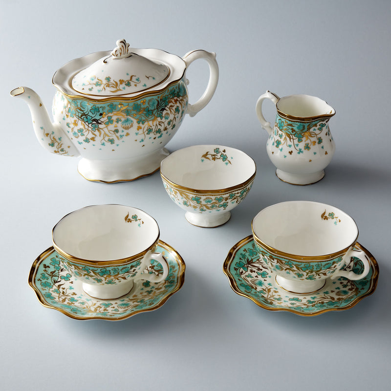 Fortnum's Cloverleaf tea set for two, imported from the UK