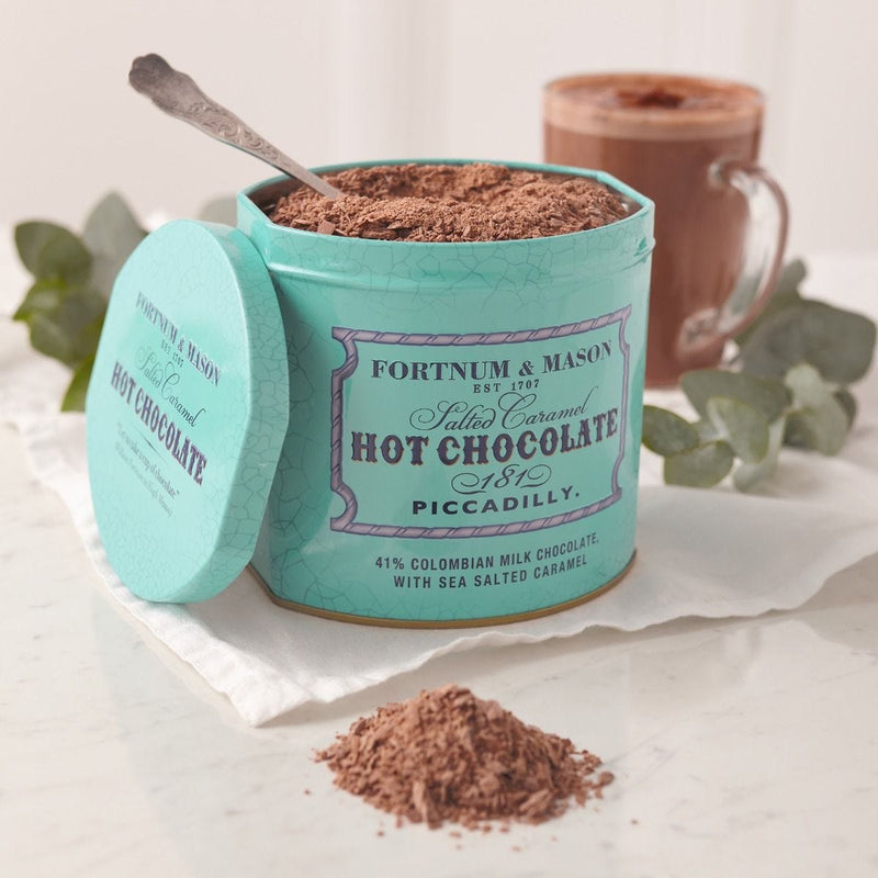 Fortnum & Mason hot chocolate salted caramel 300g, imported from the UK