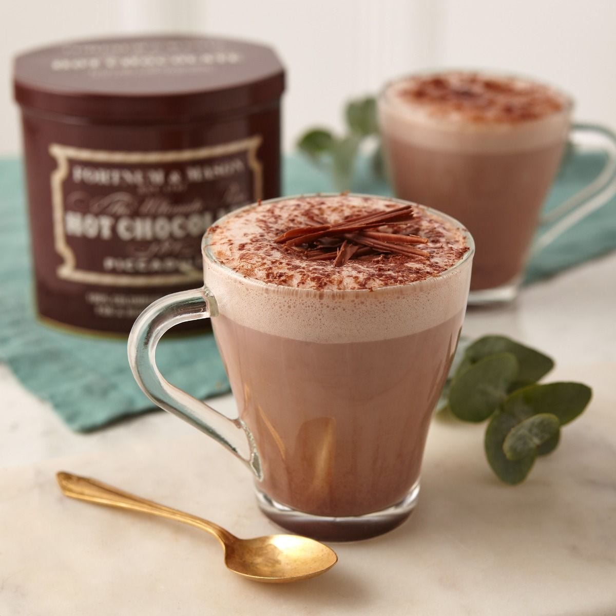 Fortnum & Mason dark hot chocolate 300g tin (British brand)