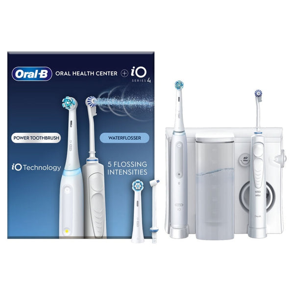 Oral B iO4 Series Health Centre Advanced Oxyjet Irrigator  Rechargeable Toothbrush
