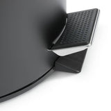 Habitat 12L flat top pedal bin in black (British brand)