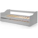 Julian Bowen wooden day bed with trundle grey, UK version