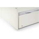 Julian Bowen Elba wooden day bed with trundle in white, UK version
