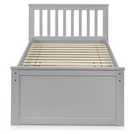 Julian Bowen Maisie grey guest bed with drawer, UK version