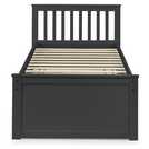 Julian Bowen Maisie guest bed with storage drawers in anthracite, UK version